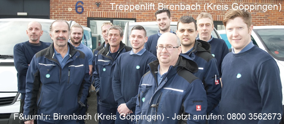 Treppenlift  Birenbach (Kreis Göppingen)